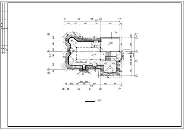 【山西】某两层别墅建筑设计施工图纸-图一