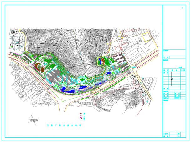 城市综合广场景观设计施工图（知名设计院）-图二