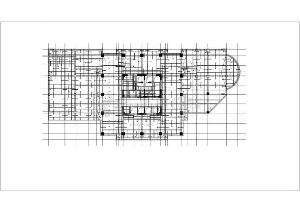 [安宁]16层现浇框架核心筒结构施工图-图二