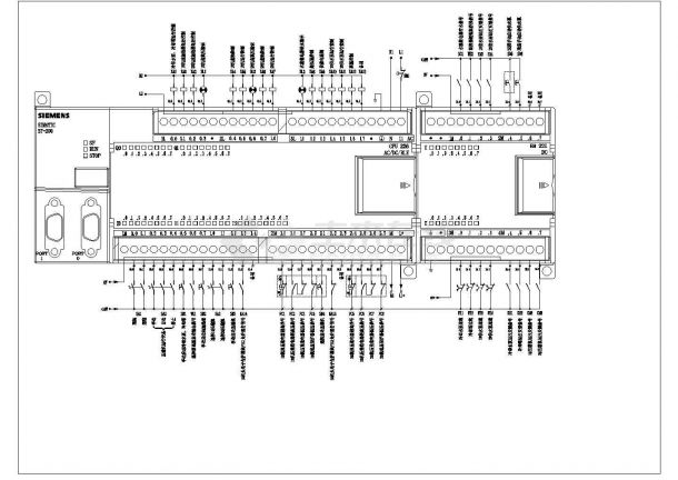 冷库电气ＰＬＣ控制系统设计施工图纸-图二