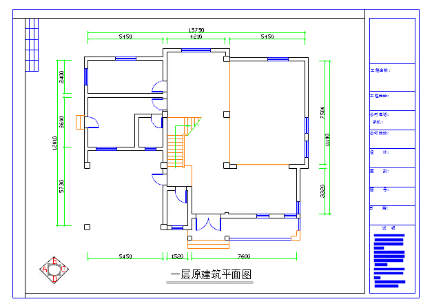 中式复古情怀三层别墅家装施工图（含效果图）