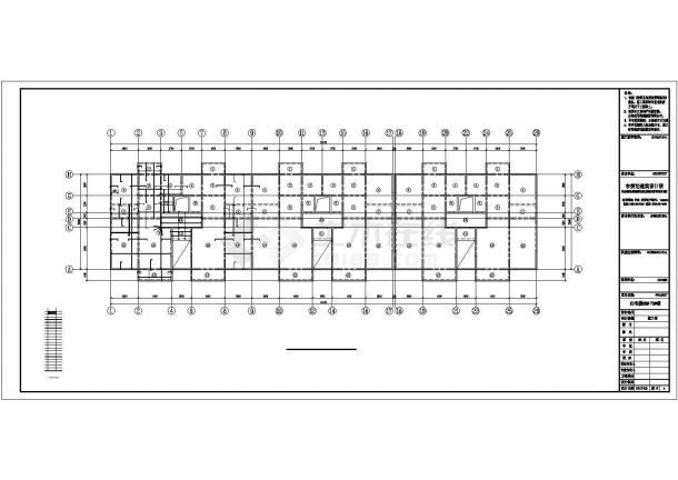 剪力墙结构住宅结构施工图（17层桩基础）-图一