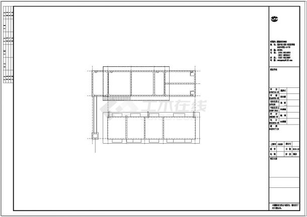 【山西】某工业生产废水处理施工图-图一