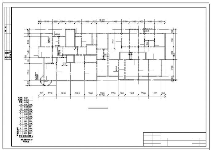 [河北]剪力墙结构住宅结构施工图（12层筏板基础）_图1
