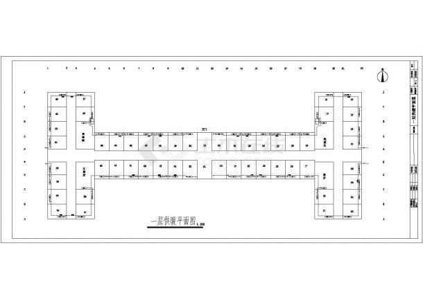 北京某地学生宿舍供暖系统改造图（共4张）-图二