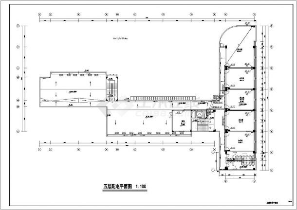 【广东】某五层医院电气施工设计图纸-图二