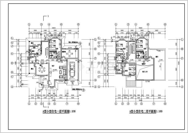 【乌鲁木齐】某别墅建筑设计施工图-图一