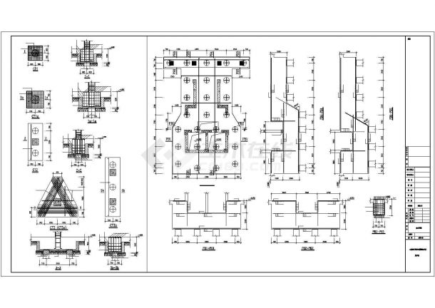 [温州]框架剪力墙结构住宅楼结构施工图（17层人防地下室）-图一