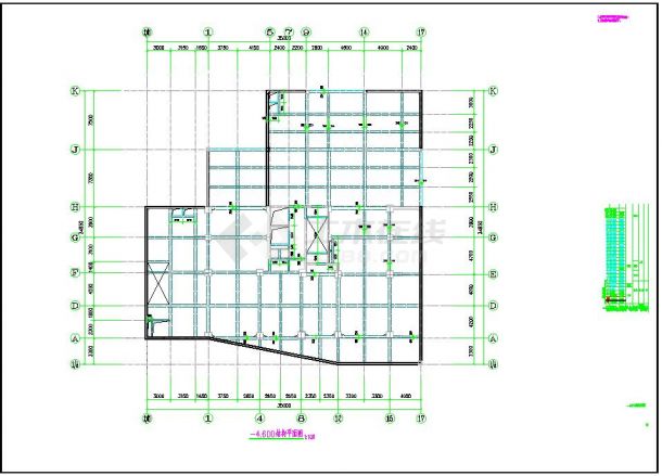 25层剪力墙结构住宅楼施工图(含转换层)-图二