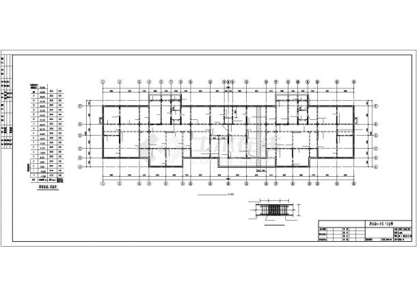 [河南]剪力墙住宅楼结构施工图（17层筏板基础）-图一