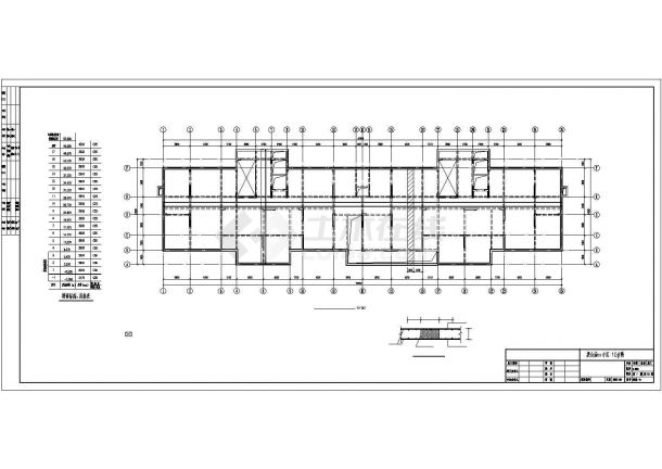 [河南]剪力墙住宅楼结构施工图（17层筏板基础）-图二