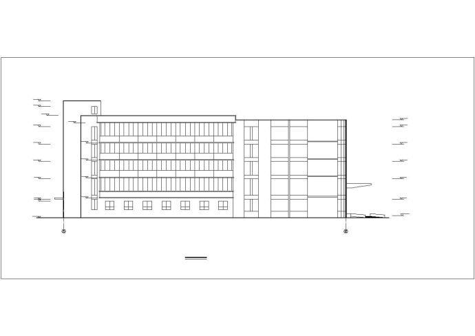 某市医院急诊大楼建筑设计CAD方案图_图1