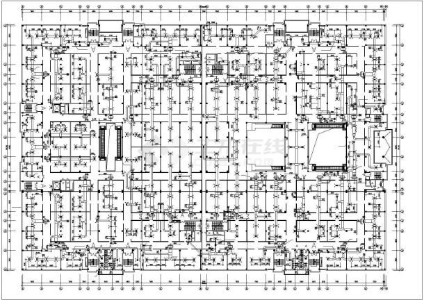 [滨州]商场中央空调系统设计图-图一
