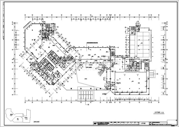 二十一层大酒店及商贸中心建筑施工图（含设计说明）-图二