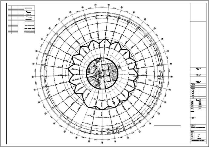 [湖南]核心筒结构纪念馆结构施工图（桩基础）_图1