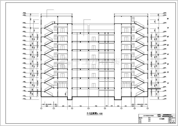 【连云港】新东方百货大楼建筑施工图-图二