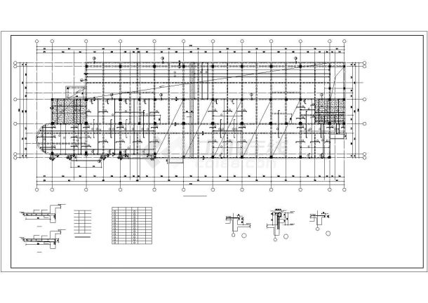 框架结构大学后勤综合楼结构施工图（五层独立基础）-图二