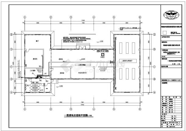 安徽某景区游客中心建筑电气施工图纸-图二