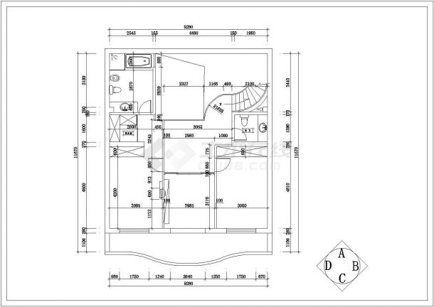 【江苏】某现代风格别墅设计施工图-图二