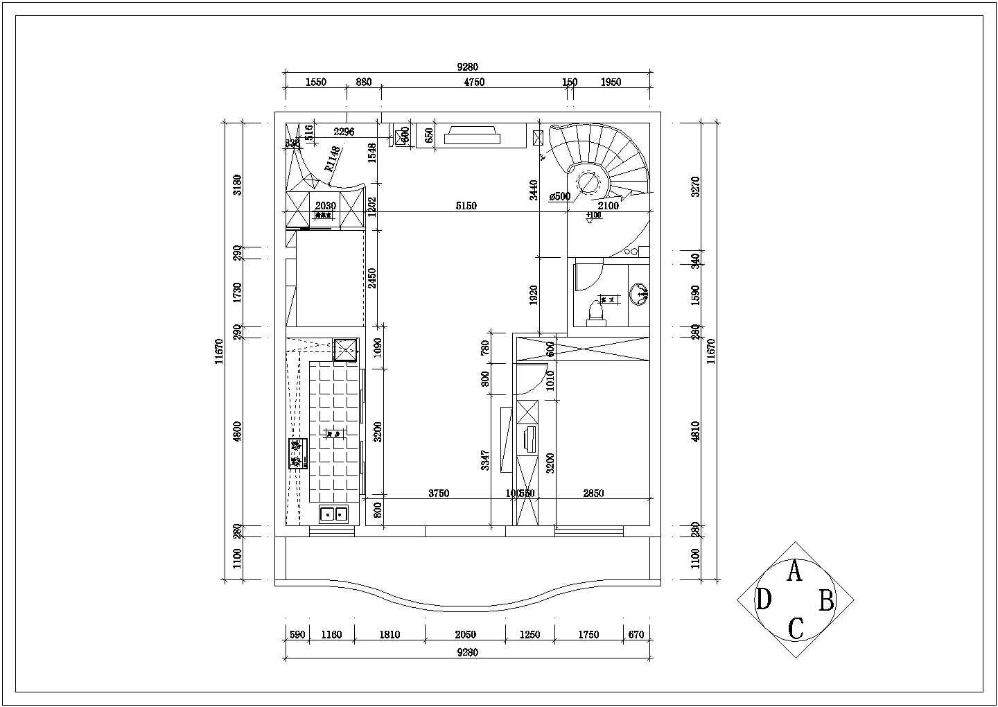【江苏】某现代风格别墅设计施工图