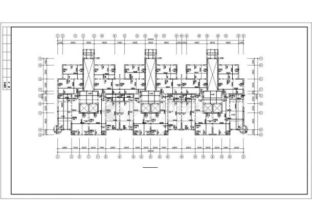 剪力墙结构住宅楼结构施工图（18层筏板基础）-图二