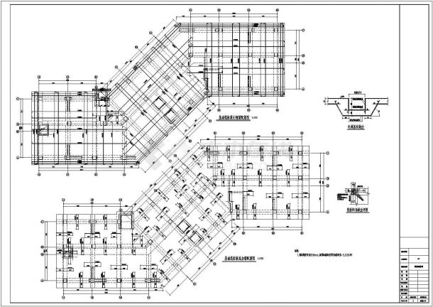 16层抗震墙结构住宅楼结构施工图-图二