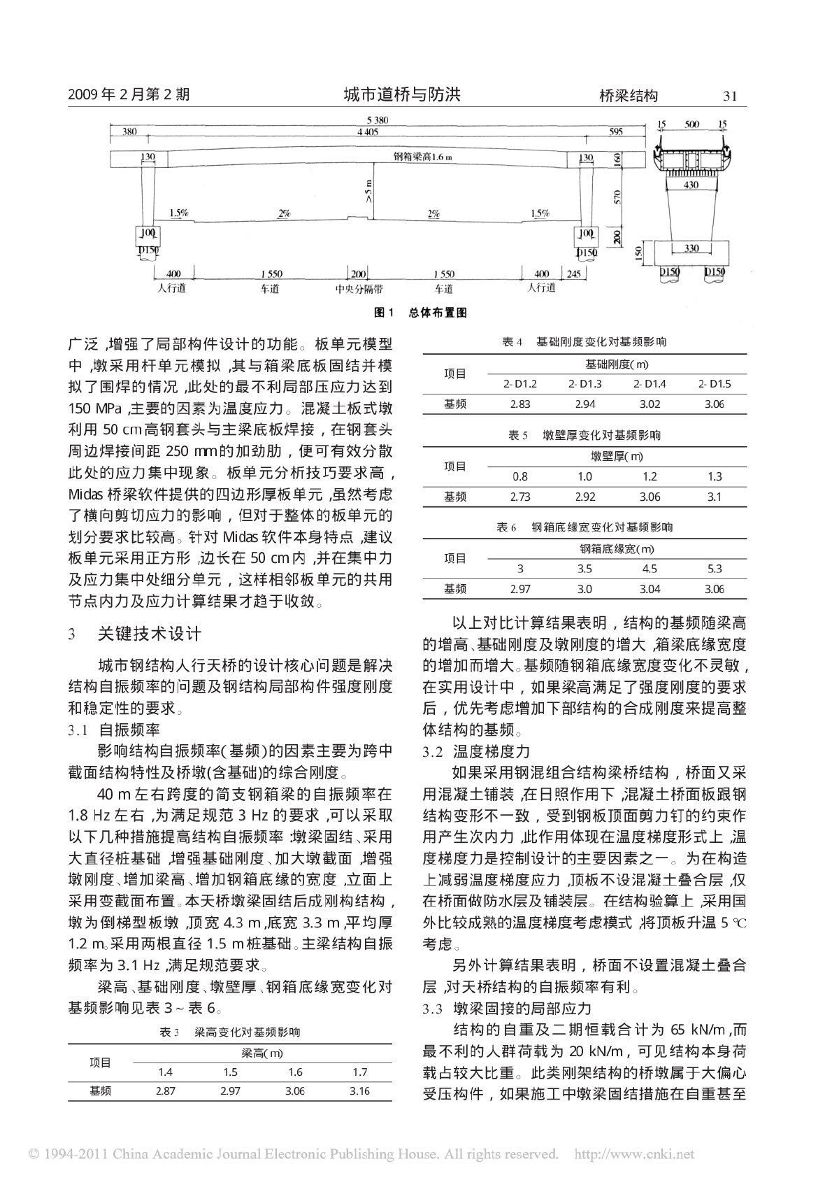 大跨度钢箱梁人行天桥设计.pdf-图二