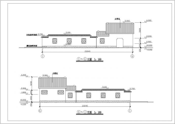 城市公厕及泵站建筑设计图（带效果图）_图1