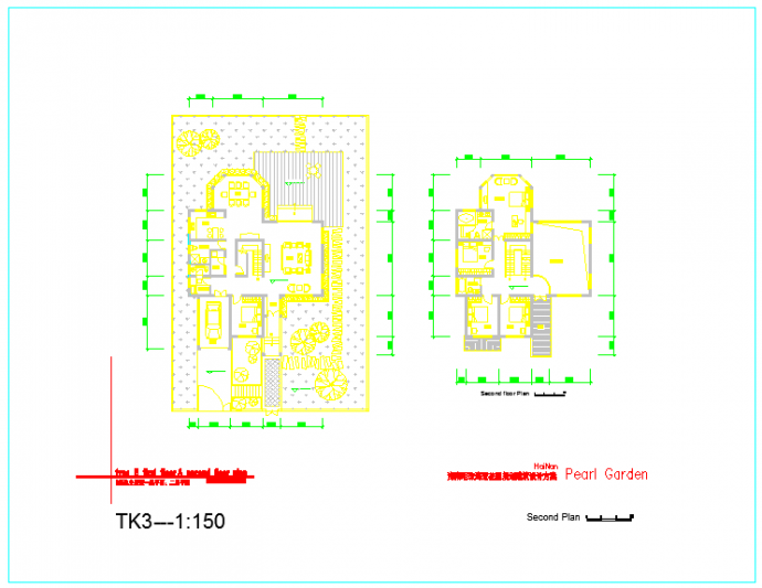 【海南】某独栋别墅建筑设计方案图纸_图1