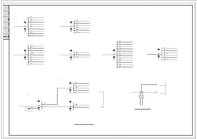 一整套工厂电气cad施工设计图_图1