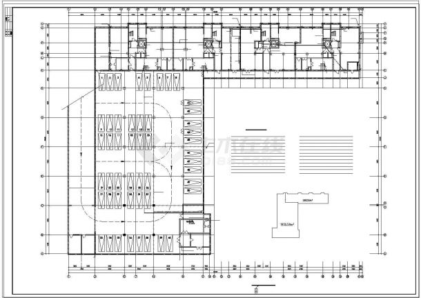某综合楼电力电气设计cad平立面施工图-图二