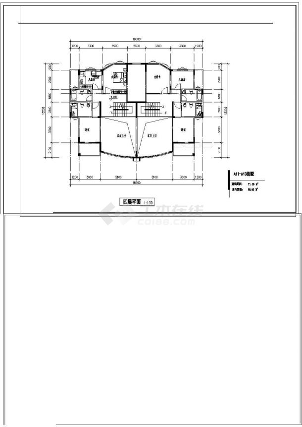 某地大型汇景台别墅建筑方案设计图（共12张）-图二