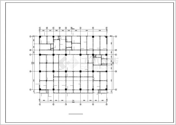 [陕西]框架办公楼结构施工图（35张图纸）-图二