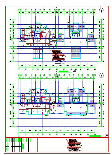 两栋6+1层剪力墙结构住宅楼结构施工图-图二