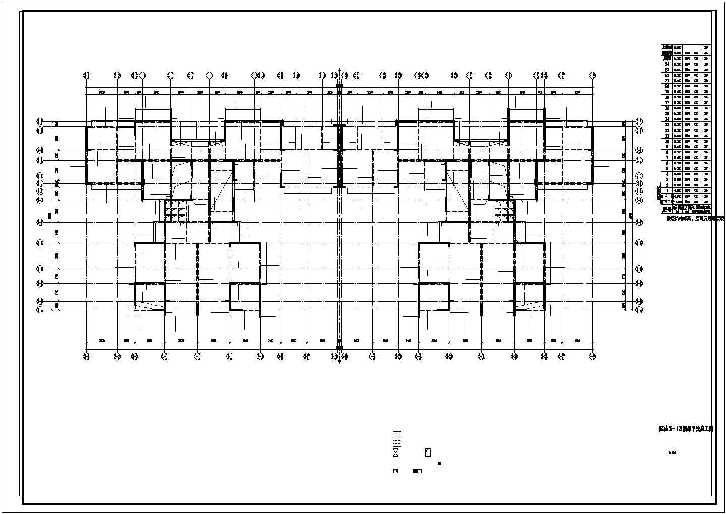24层剪力墙结构住宅结构施工图