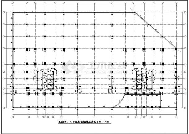 [广西]29层框支剪力墙结构商住公寓楼结构施工图-图二