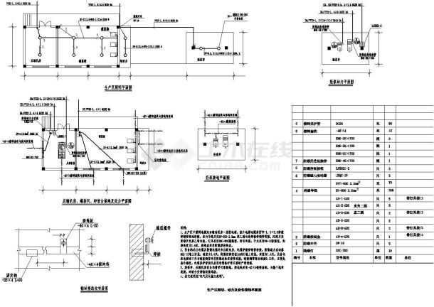 液化气储配站电气设计cad施工图纸-图二