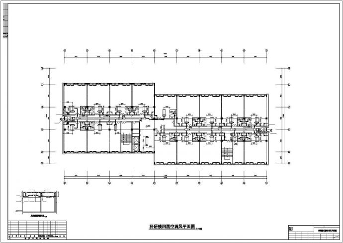 某建筑楼暖通空调系统CAD参考图_图1