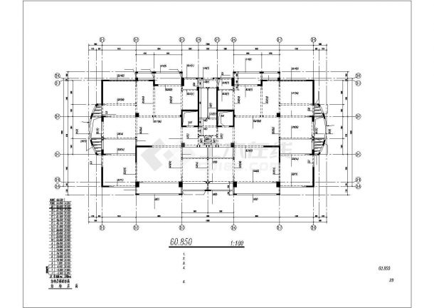[温州]20层框剪结构住宅楼结构施工图(坡屋面)-图二