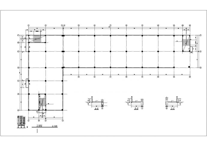 [温州]四层框架结构厂房（辅助用房）结构施工图_图1