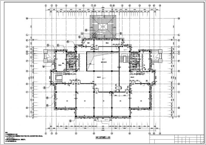 【吉林】两层西班牙风格会所建筑施工图_图1