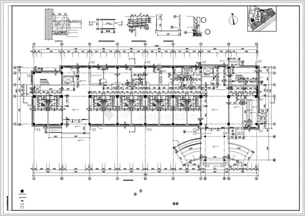 【江西】大型现代风格三甲医院建筑施工图（知名建筑设计院）-图二
