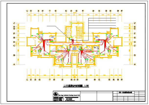 【北京】某二十五层住宅楼电气设计施工图-图二