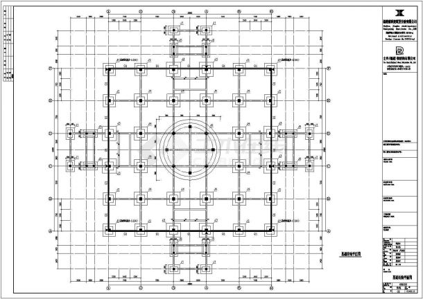 某地混凝土结构施工建筑CAD图纸（含设计说明）-图二