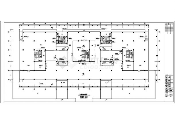 某软件园办公楼暖通设计参考CAD-图二