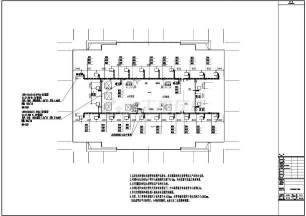 【重庆】某财富中心空调施工设计图纸-图一