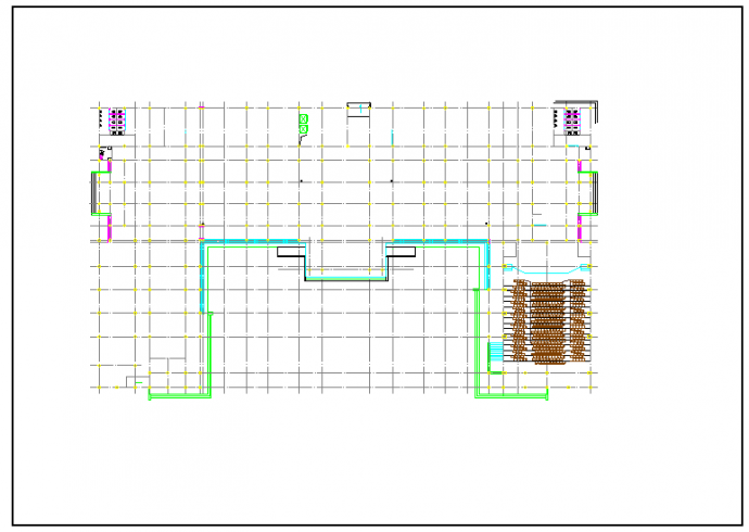 【四川】3层仿古市级图书馆建筑设计施工图（含效果图）_图1