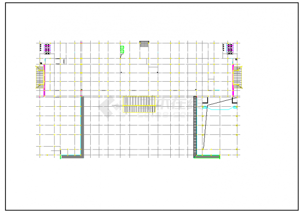 【四川】3层仿古市级图书馆建筑设计施工图（含效果图）-图二