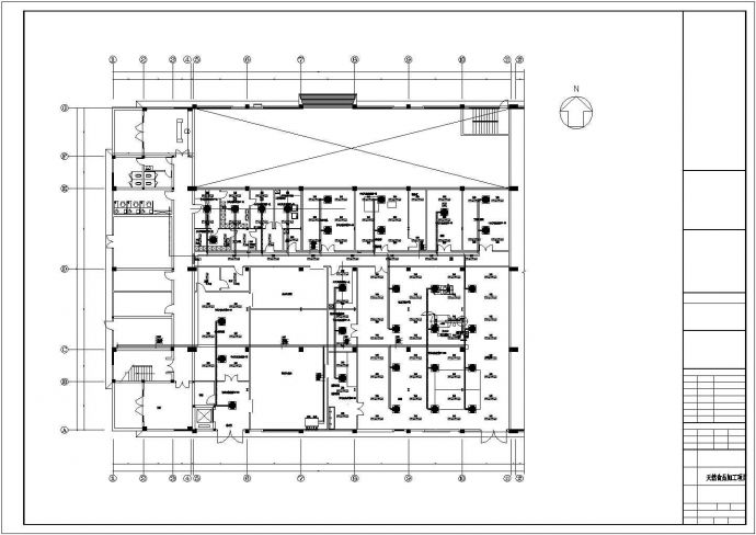 天然食品加工车间GMP改造工程项目空调施工设计图纸_图1