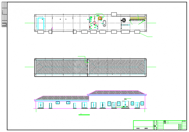 【浙江】小学传达室及附属用房建筑施工图（含结构图）-图一